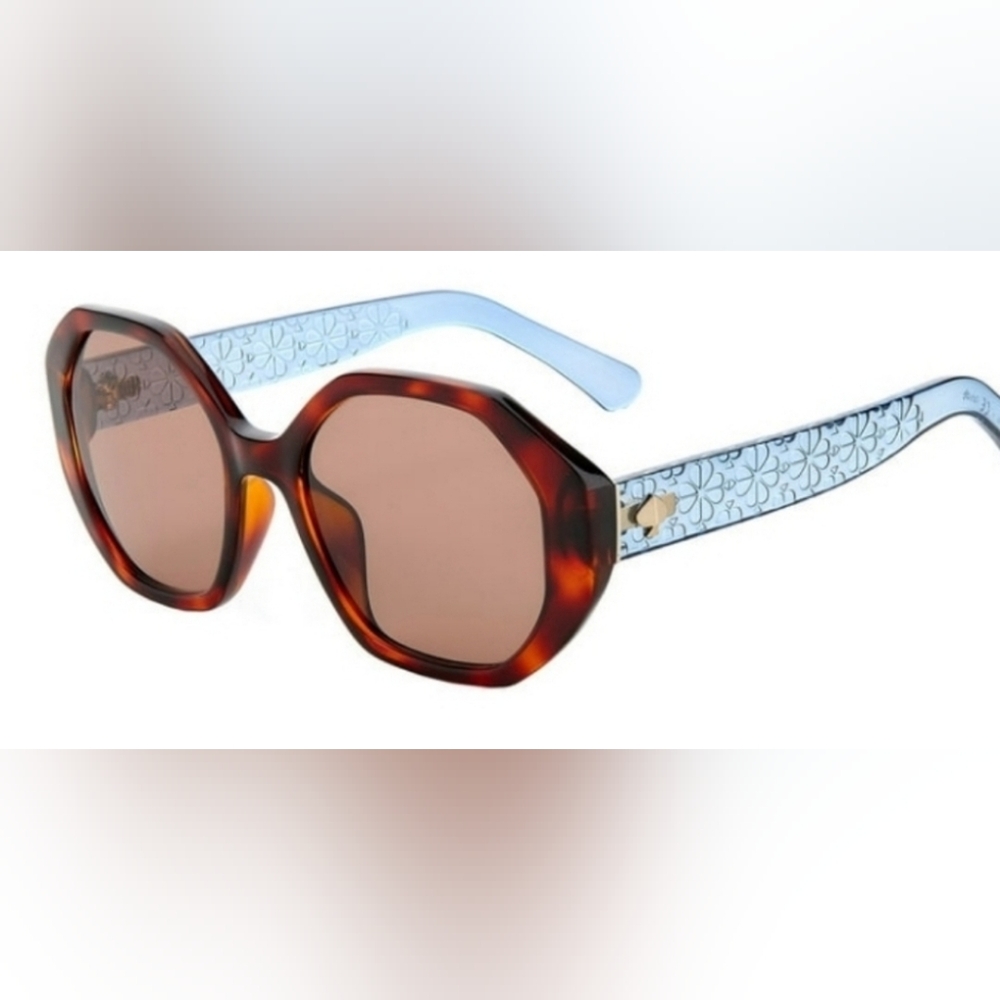 Kate SPADE PRESLEE Sunglasses with Blue Floral Arms